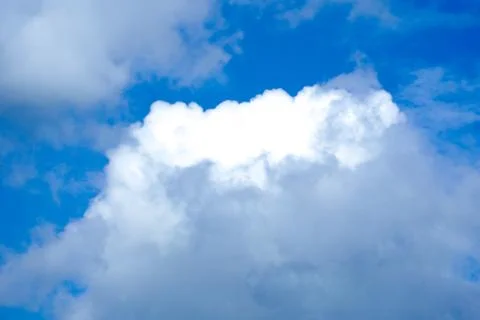 Blue sky background with clouds Stock Photos
