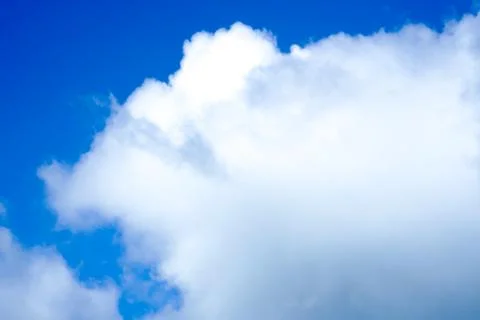 Blue sky background with clouds Stock Photos