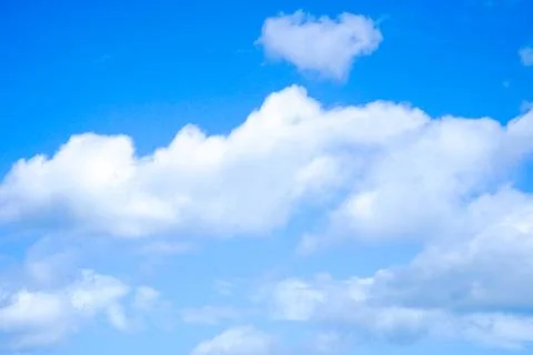 Blue sky background with clouds Stock Photos