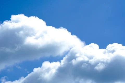 Blue sky background with clouds Stock Photos