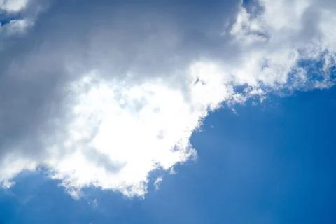 Blue sky background with clouds Stock Photos