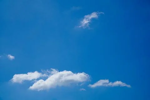 Blue sky background with clouds Stock Photos