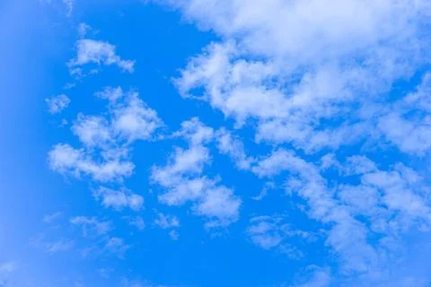 Blue sky background with clouds Foto stock