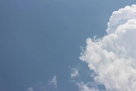 Blue sky background with clouds Stock Photos