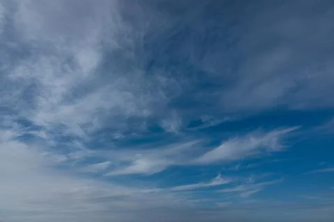 Blue sky background with clouds Stock Photos