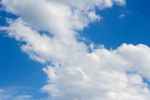Blue sky background with clouds Stock Photos