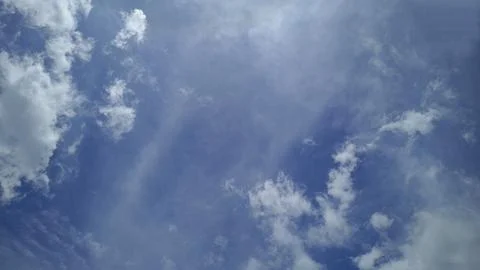 Blue sky background with clouds Stock Photos