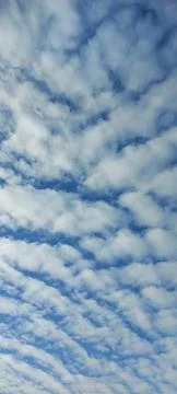 Blue sky background with clouds Stock Photos