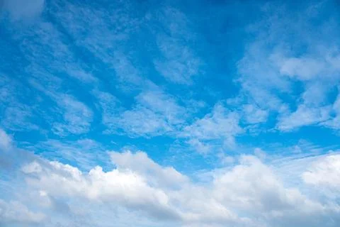 Blue sky background with clouds. Sky clouds Stock Photos