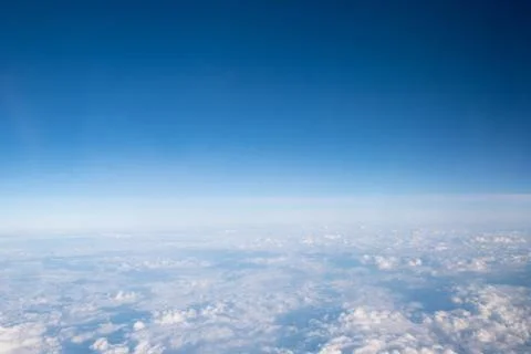 Blue sky background with cloudy Stock Photos