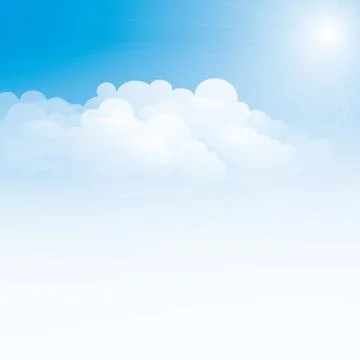 Blue sky background Stock-Illustration