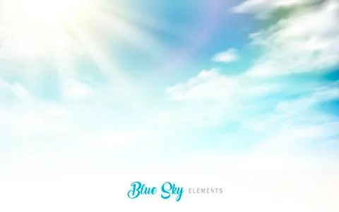 Blue sky background 스톡 일러스트
