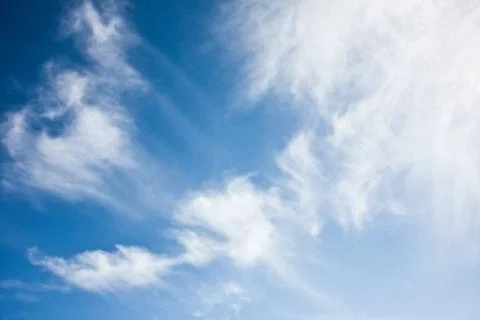 Blue sky background Stock Photos