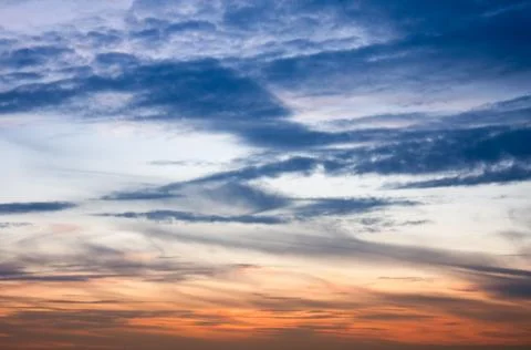 Blue sky background Stock Photos