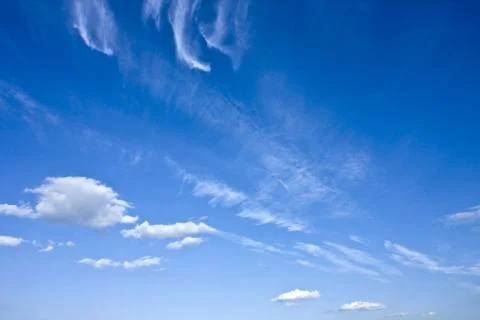 Blue sky background Stock Photos