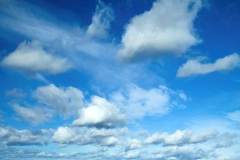 Blue sky background Stock Photos