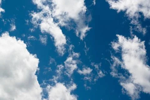 Blue sky background Stock Photos