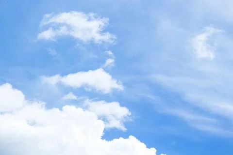 Blue sky background Stock Photos