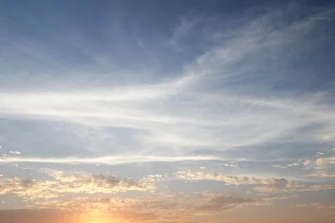 Blue sky background. Stock Photos