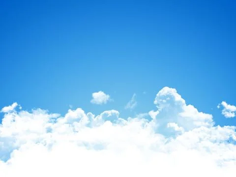 Blue sky background Stock Photos