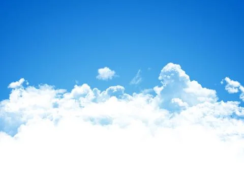 Blue sky background Stock Photos