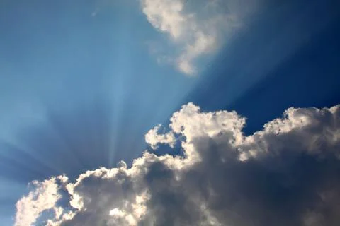 Blue sky background Stock Photos