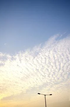 Blue sky background Stock Photos