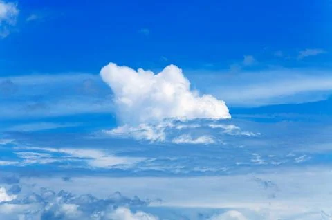 Blue sky background Stock Photos