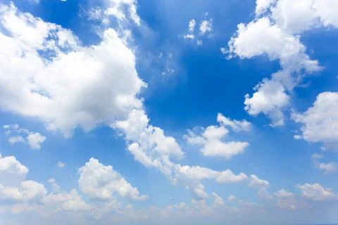 Blue sky background Stock Photos