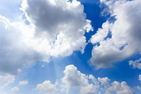 Blue sky background Stock Photos