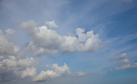 Blue sky background Stock Photos