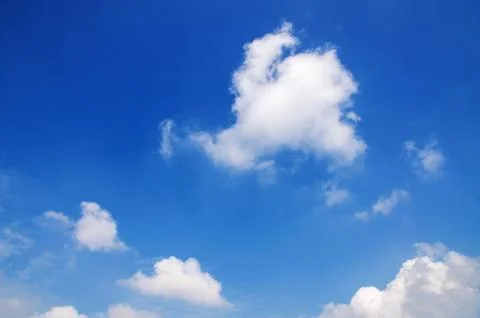 Blue sky background Stock Photos