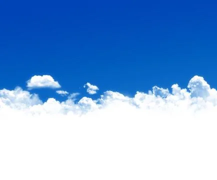 Blue sky background Stock Photos