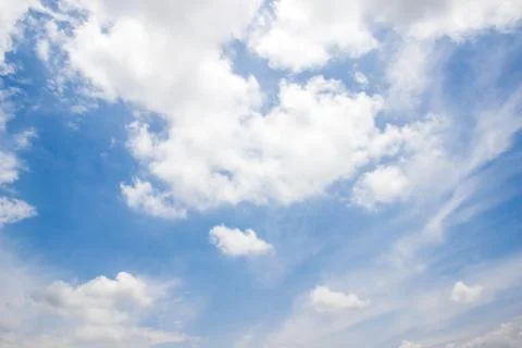 Blue sky background Stock Photos