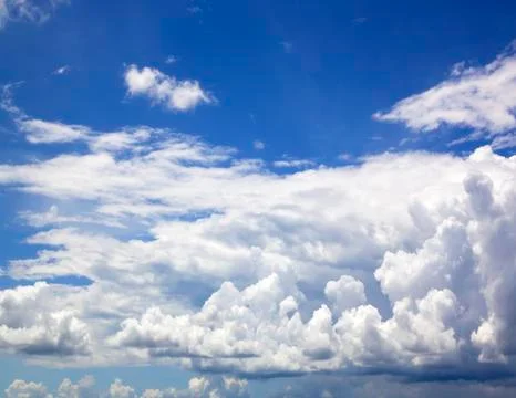 Blue sky background. Stock Photos