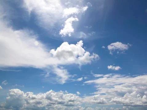 Blue sky background. Foto stock