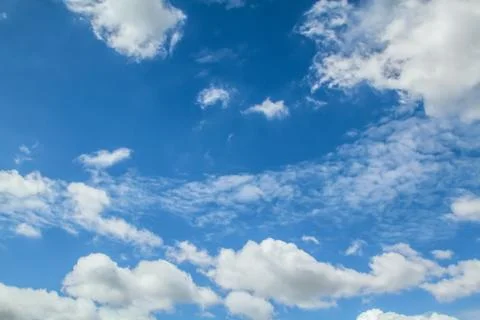 Blue sky background Stock Photos