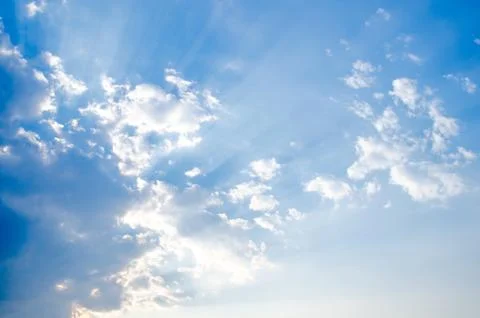 Blue sky background Stock Photos