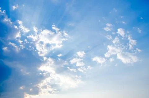 Blue sky background Stock Photos