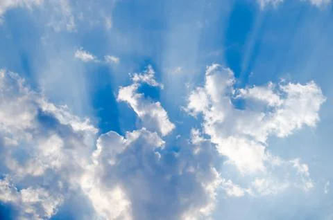 Blue sky background Stock Photos