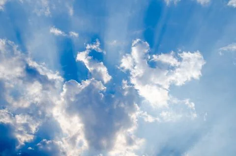 Blue sky background Stock Photos