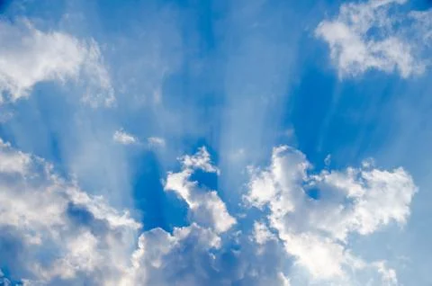 Blue sky background Stock Photos