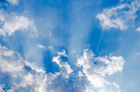 Blue sky background Stock Photos