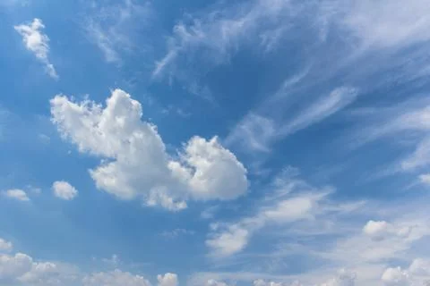 Blue sky background Stock Photos