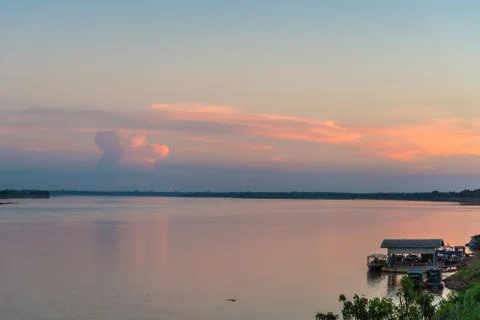 Blue sky background Stock Photos