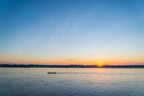 Blue sky background Stock Photos