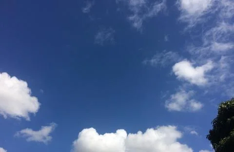 Blue sky background Stock Photos