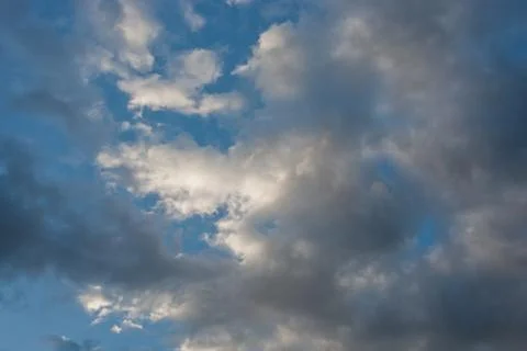Blue sky background Stock Photos