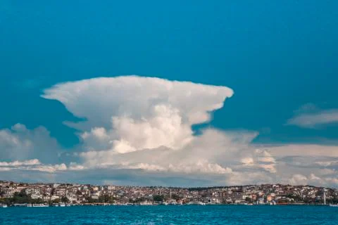 Blue sky background Foto stock