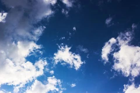 Blue sky background Stock Photos